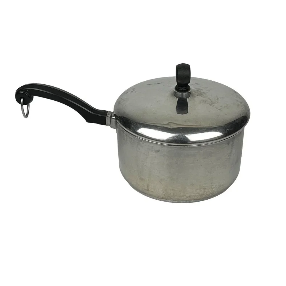 Vintage Farberware Aluminum Clad 2 qt Pot Lidded Sauce Pan